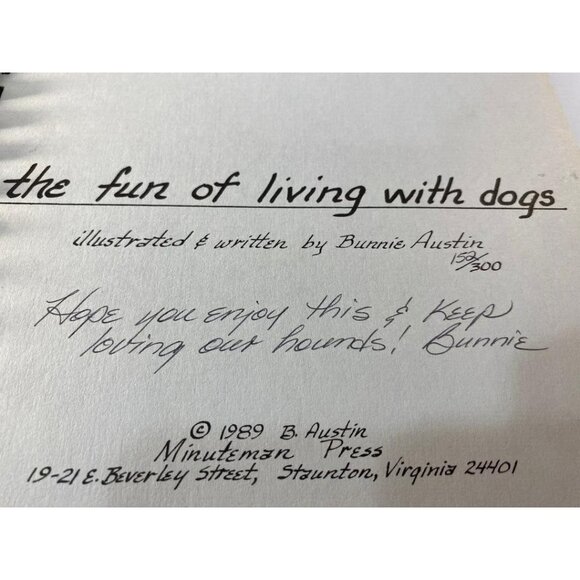 Whatsa Scottish Deerhound Anyway? Bunnie Austin Minuteman, 152/300, SIGNED RARE - Picture 6 of 8